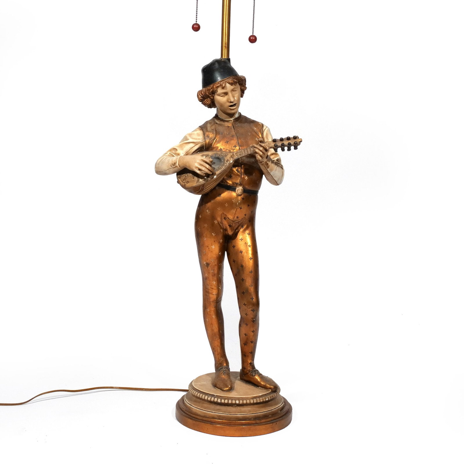 AFTER PAUL DUBOIS FIGURAL COMPOSITION FLOOR LAMP (1 of 12)