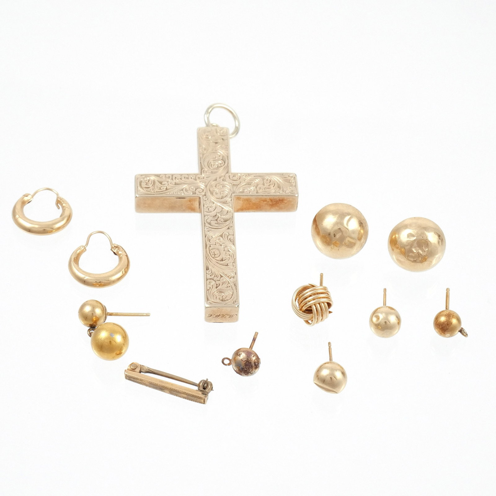 (12pc) MISC. GOLD SCRAP (1 of 5)