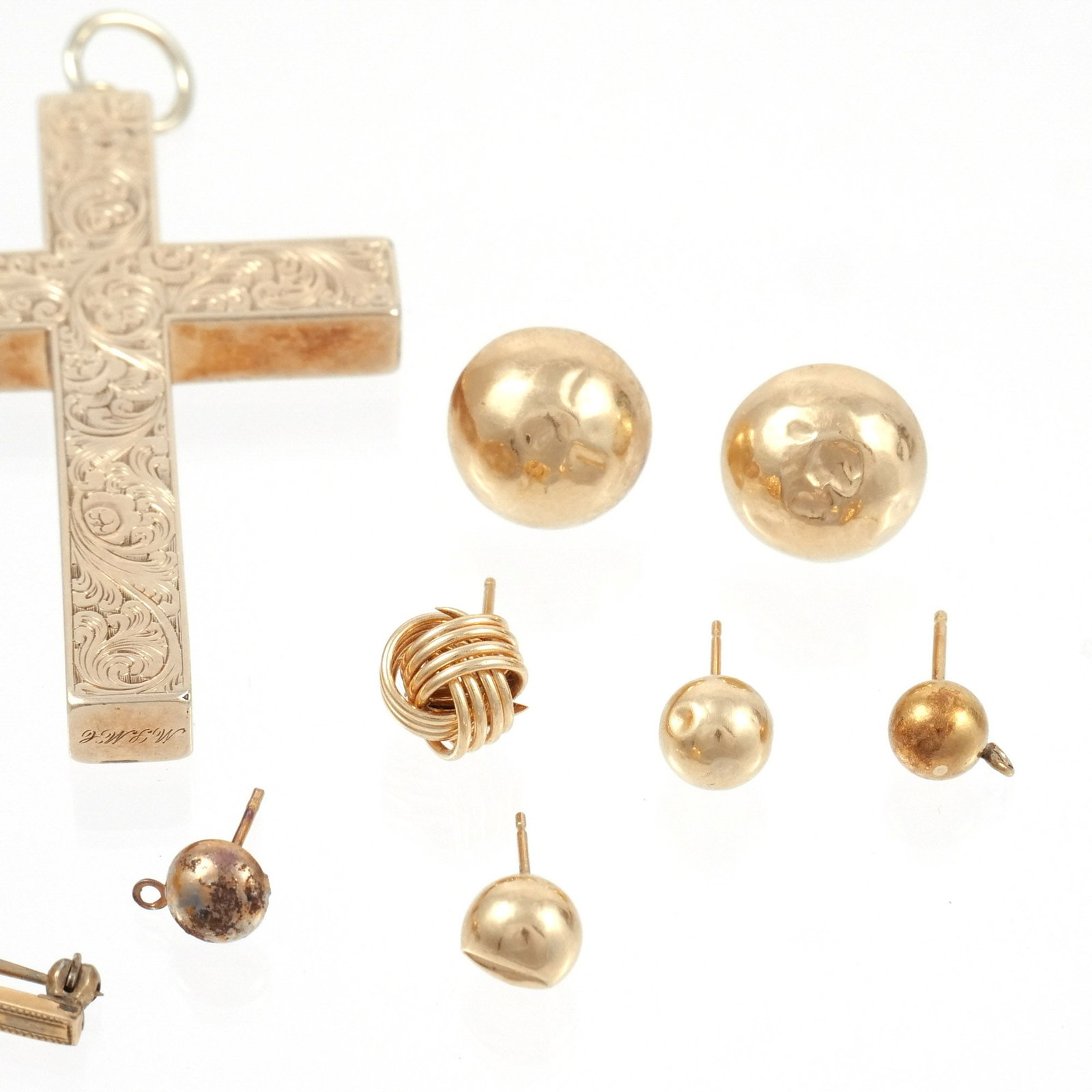 (12pc) MISC. GOLD SCRAP - 2