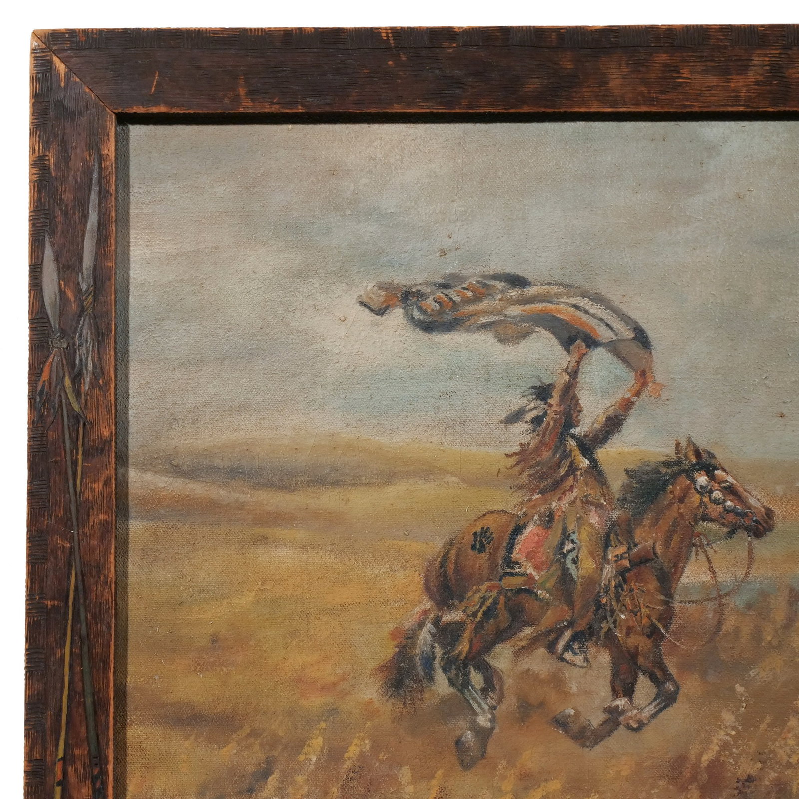 (2pc) NATIVE AMERICAN SUBJECT WALL ART - 10