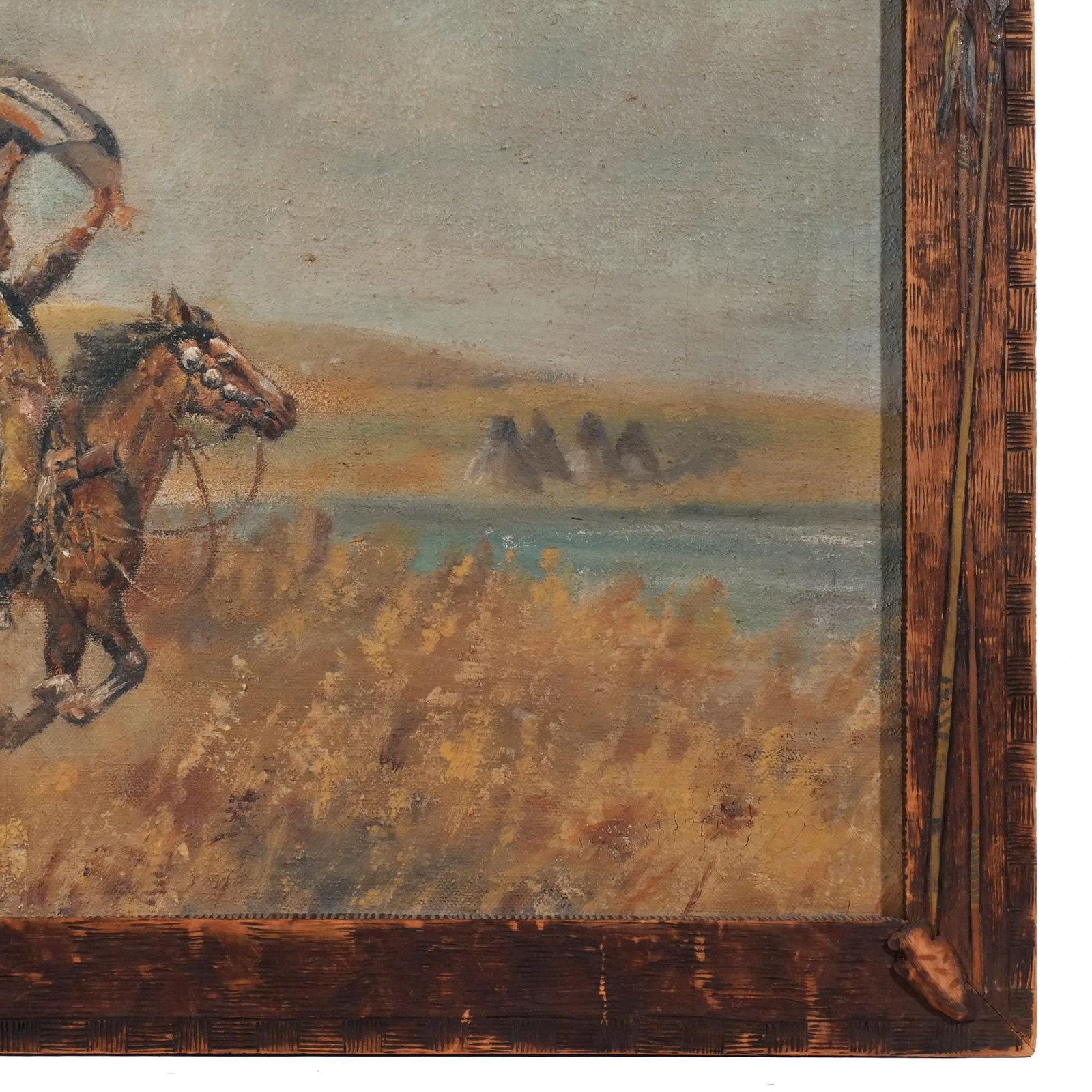 (2pc) NATIVE AMERICAN SUBJECT WALL ART - 12