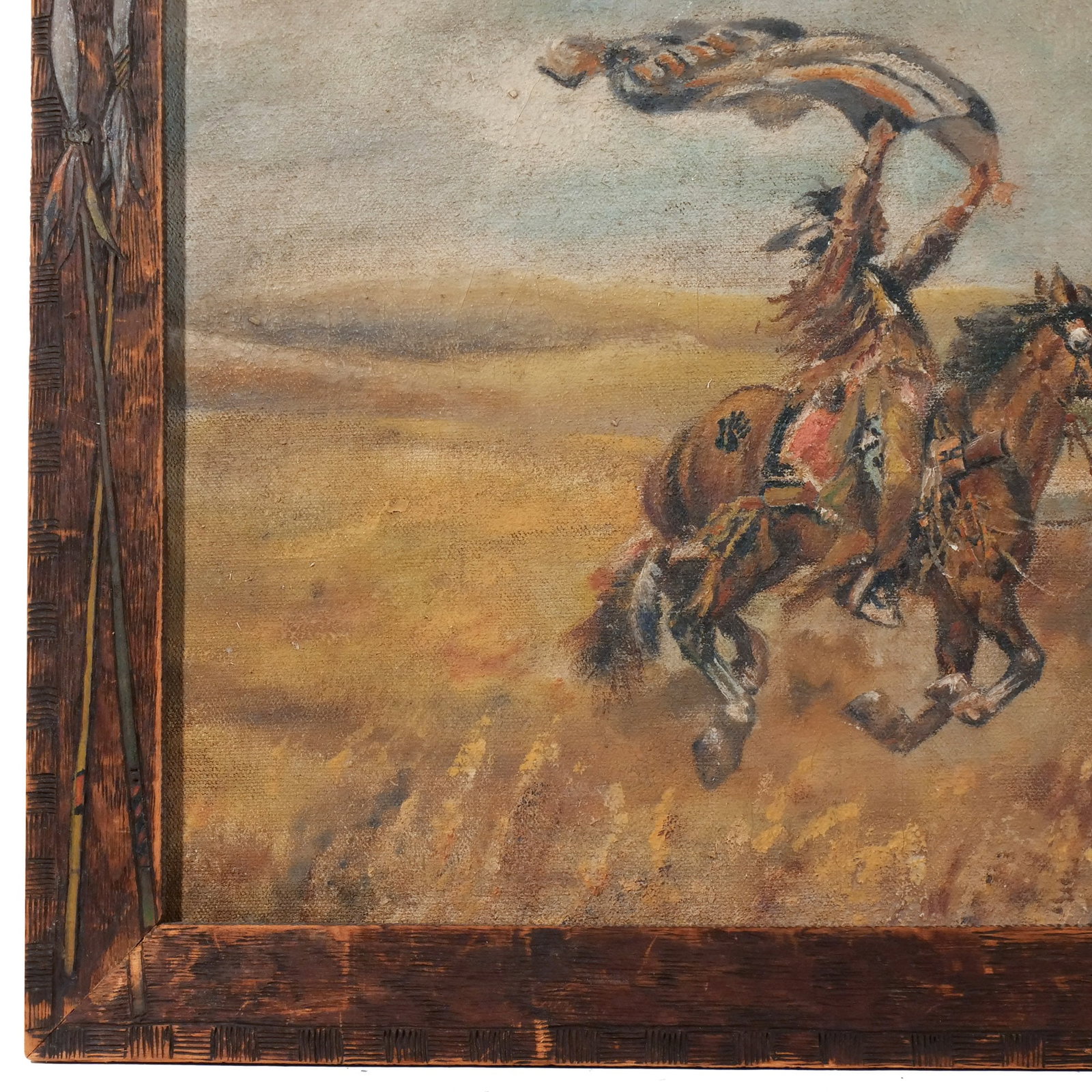 (2pc) NATIVE AMERICAN SUBJECT WALL ART - 13