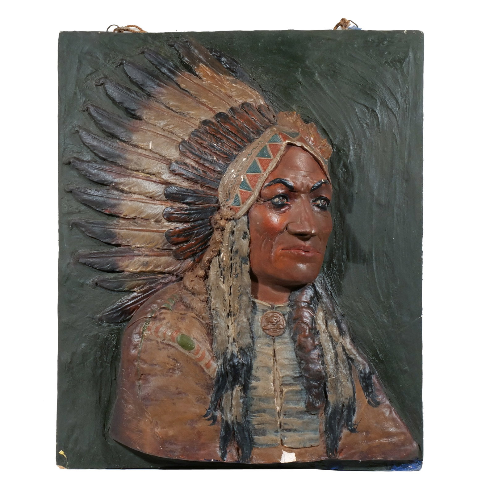 (2pc) NATIVE AMERICAN SUBJECT WALL ART - 2