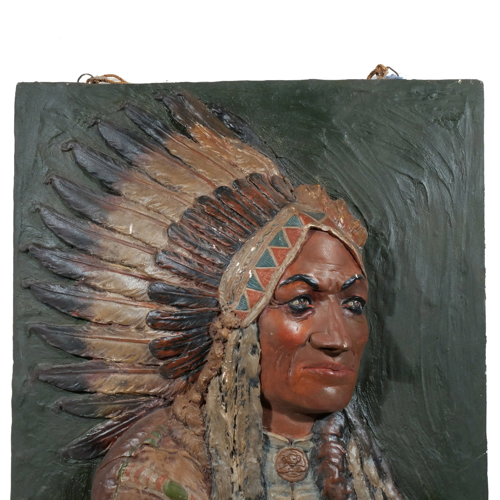 (2pc) NATIVE AMERICAN SUBJECT WALL ART - 3