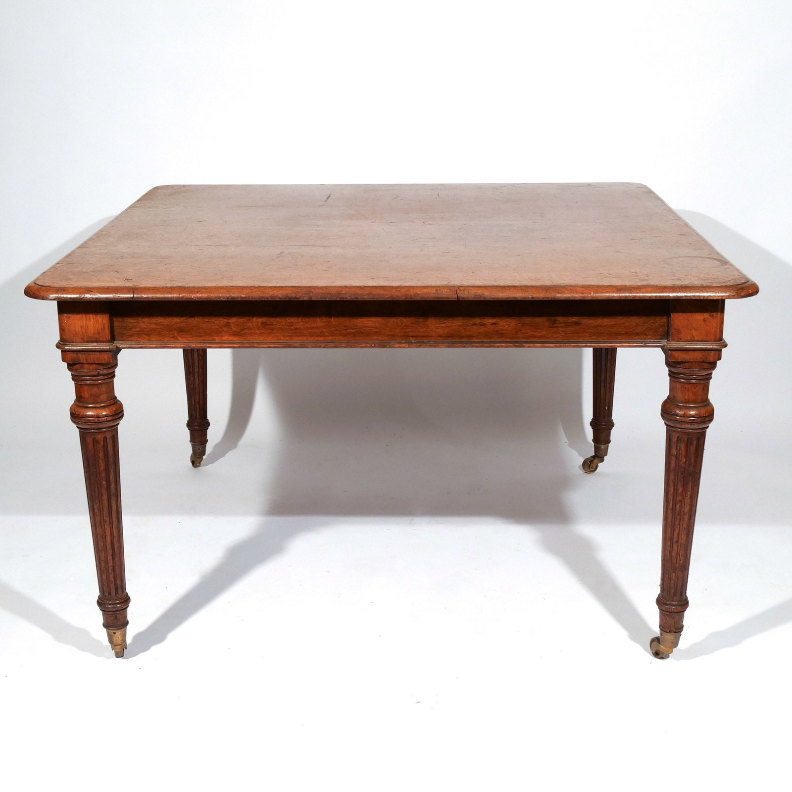 AMERICAN OAK SQUARE DINING TABLE - 4