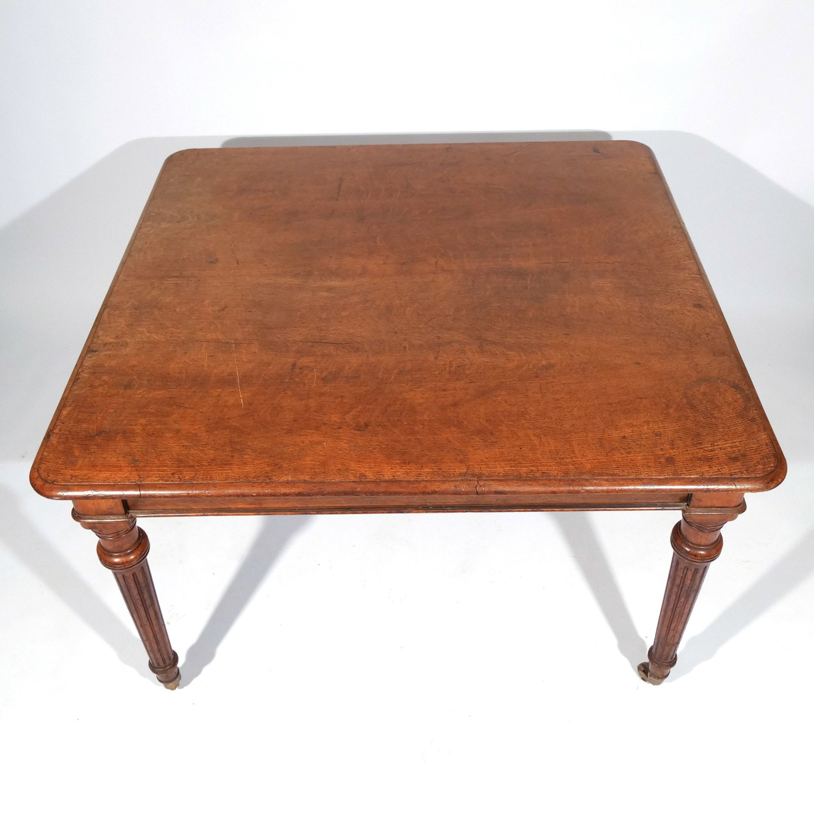 AMERICAN OAK SQUARE DINING TABLE - 5