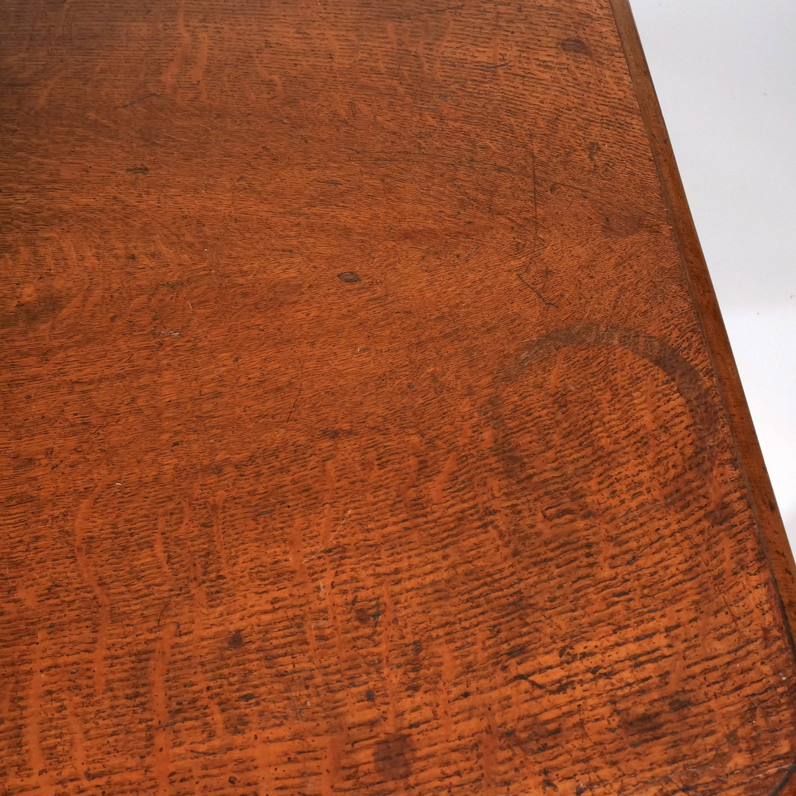 AMERICAN OAK SQUARE DINING TABLE - 6