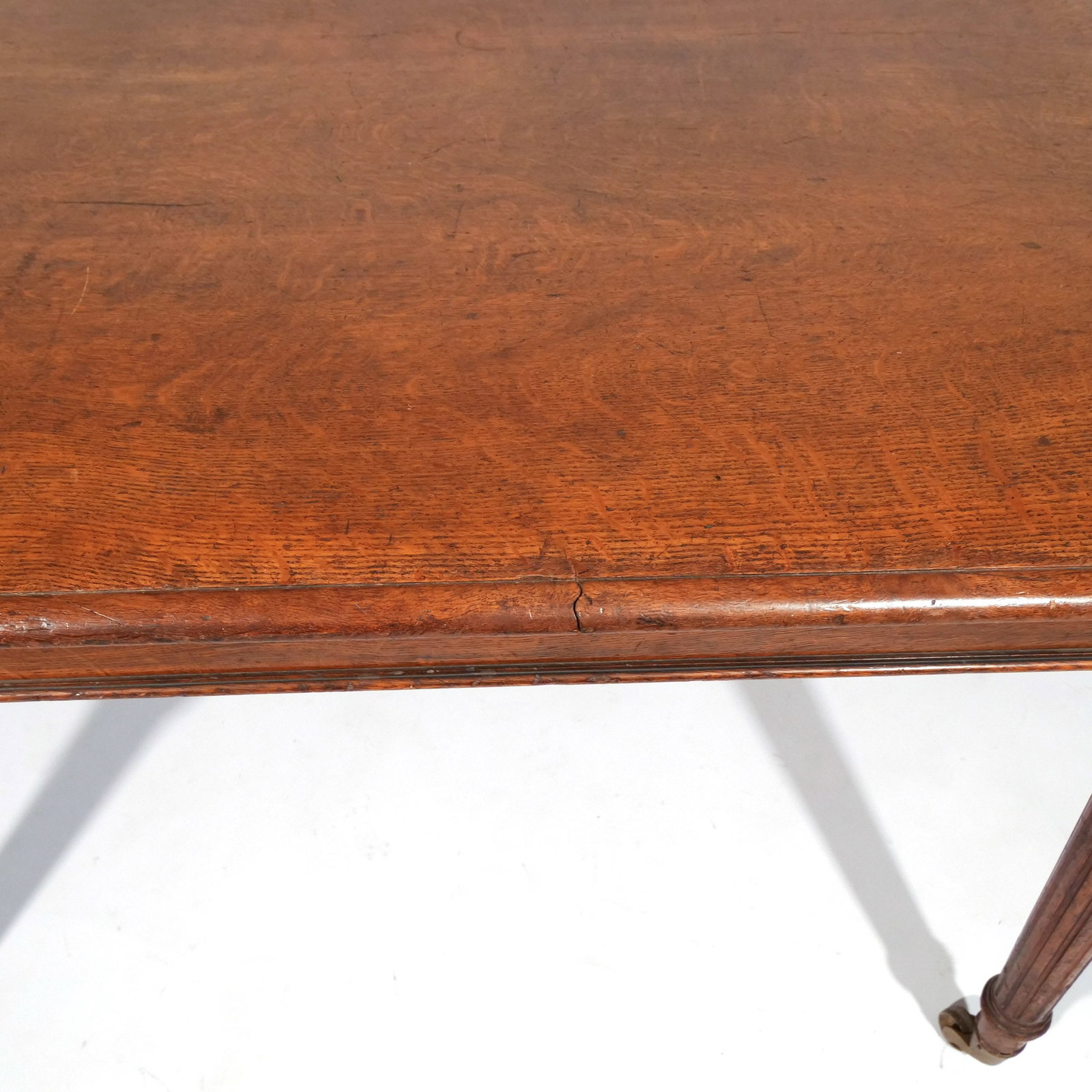 AMERICAN OAK SQUARE DINING TABLE - 7