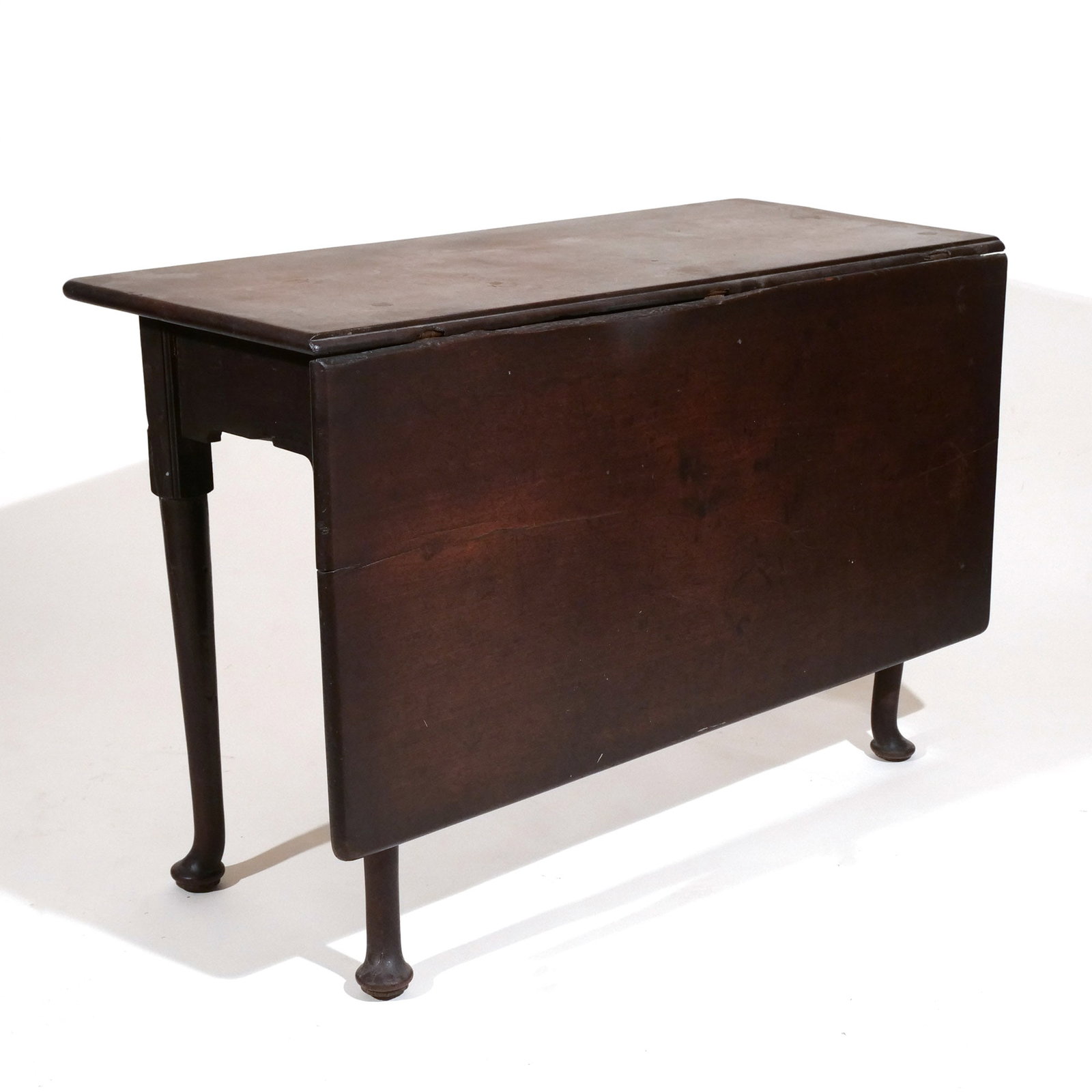 QUEEN ANNE WALNUT DROP-SIDE TABLE (1 of 16)