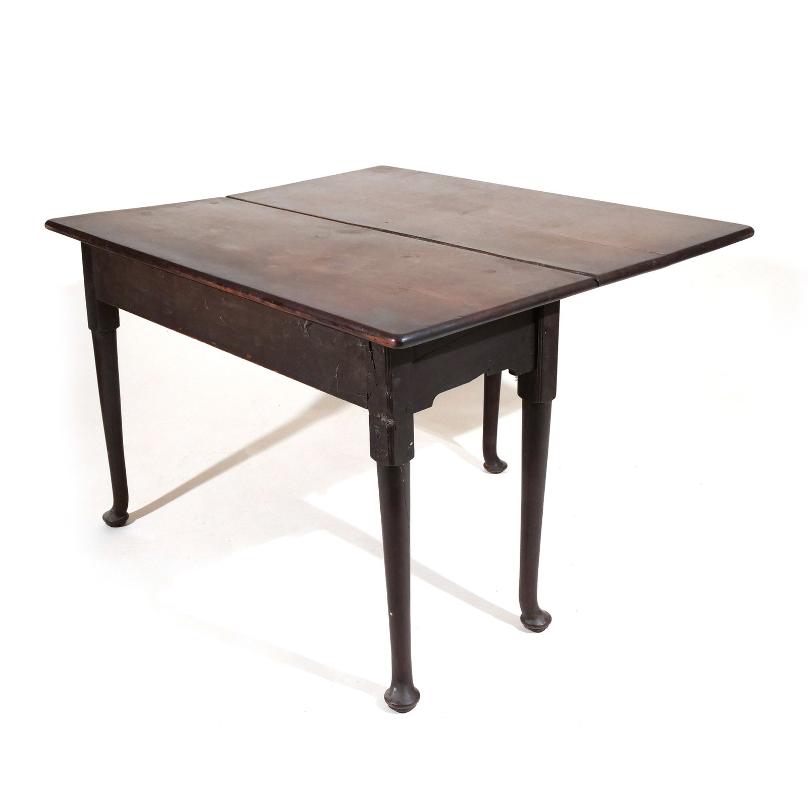 QUEEN ANNE WALNUT DROP-SIDE TABLE - 2