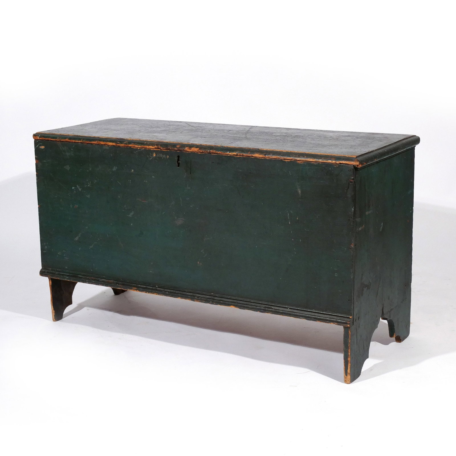 COUNTRY PAINTED STORAGE CHEST (1 of 9)