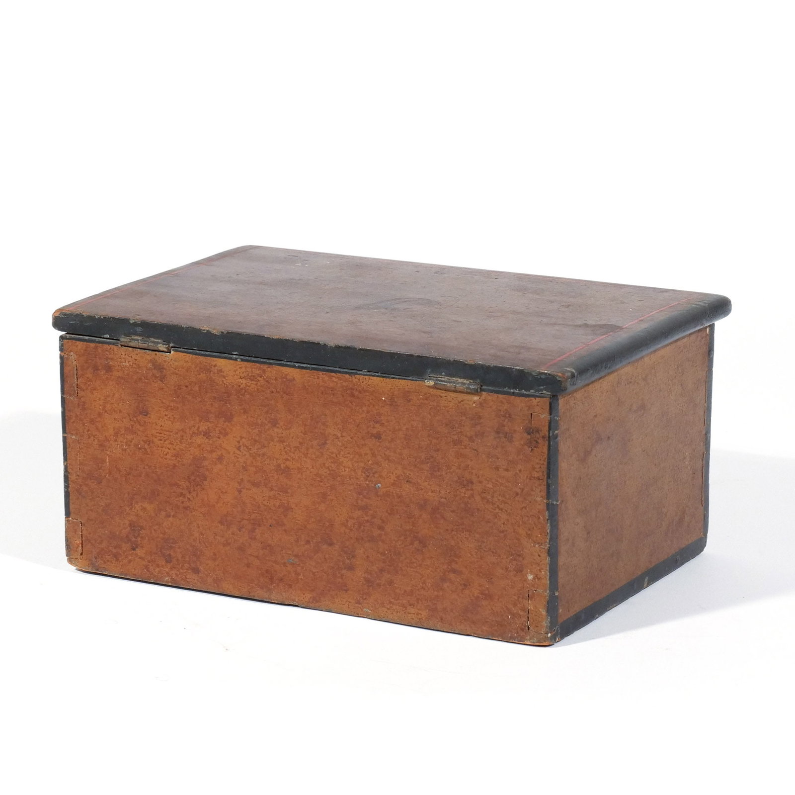 AMERICAN SPONGE-PAINTED TABLE BOX - 5
