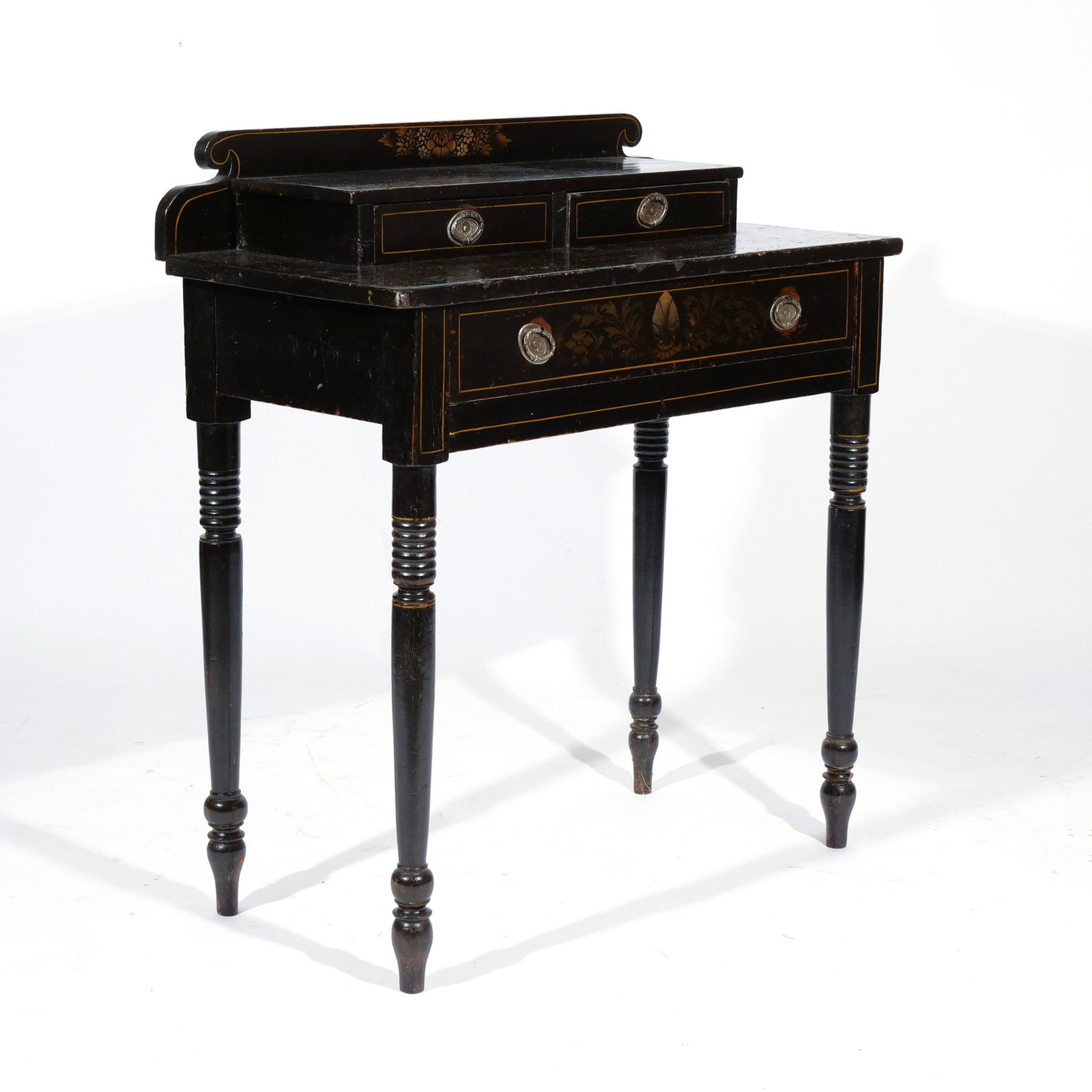 PAINTED & STENCILED DRESSING TABLE - 3