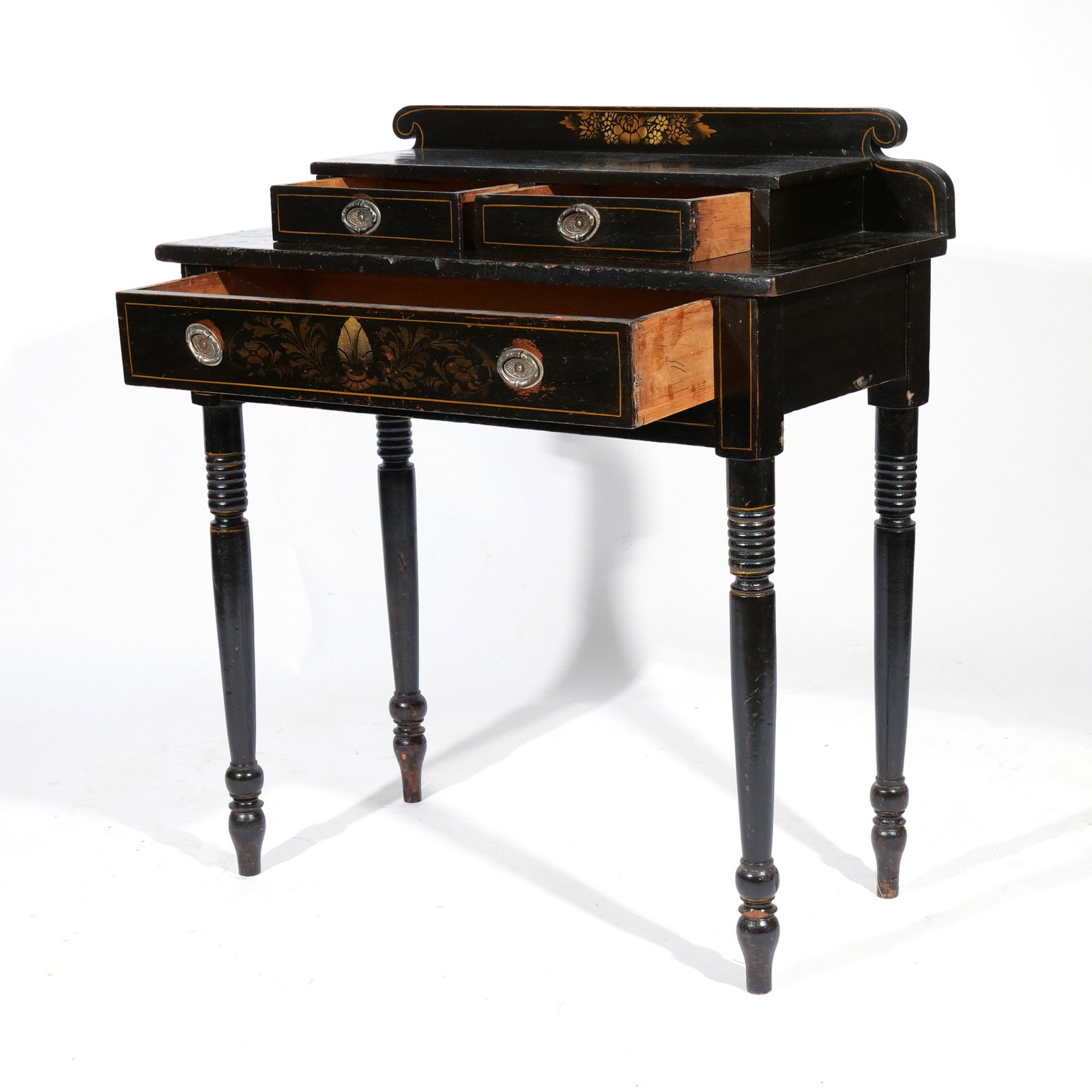 PAINTED & STENCILED DRESSING TABLE - 4