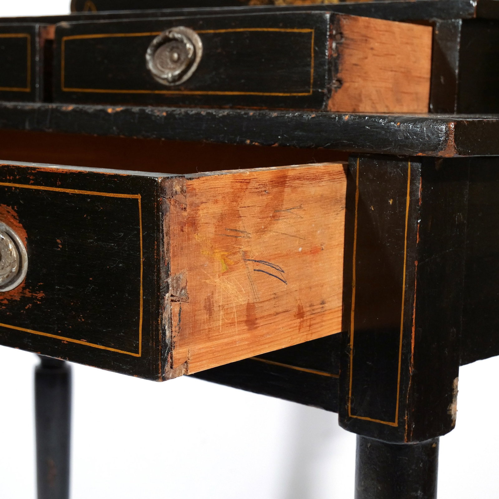 PAINTED & STENCILED DRESSING TABLE - 5