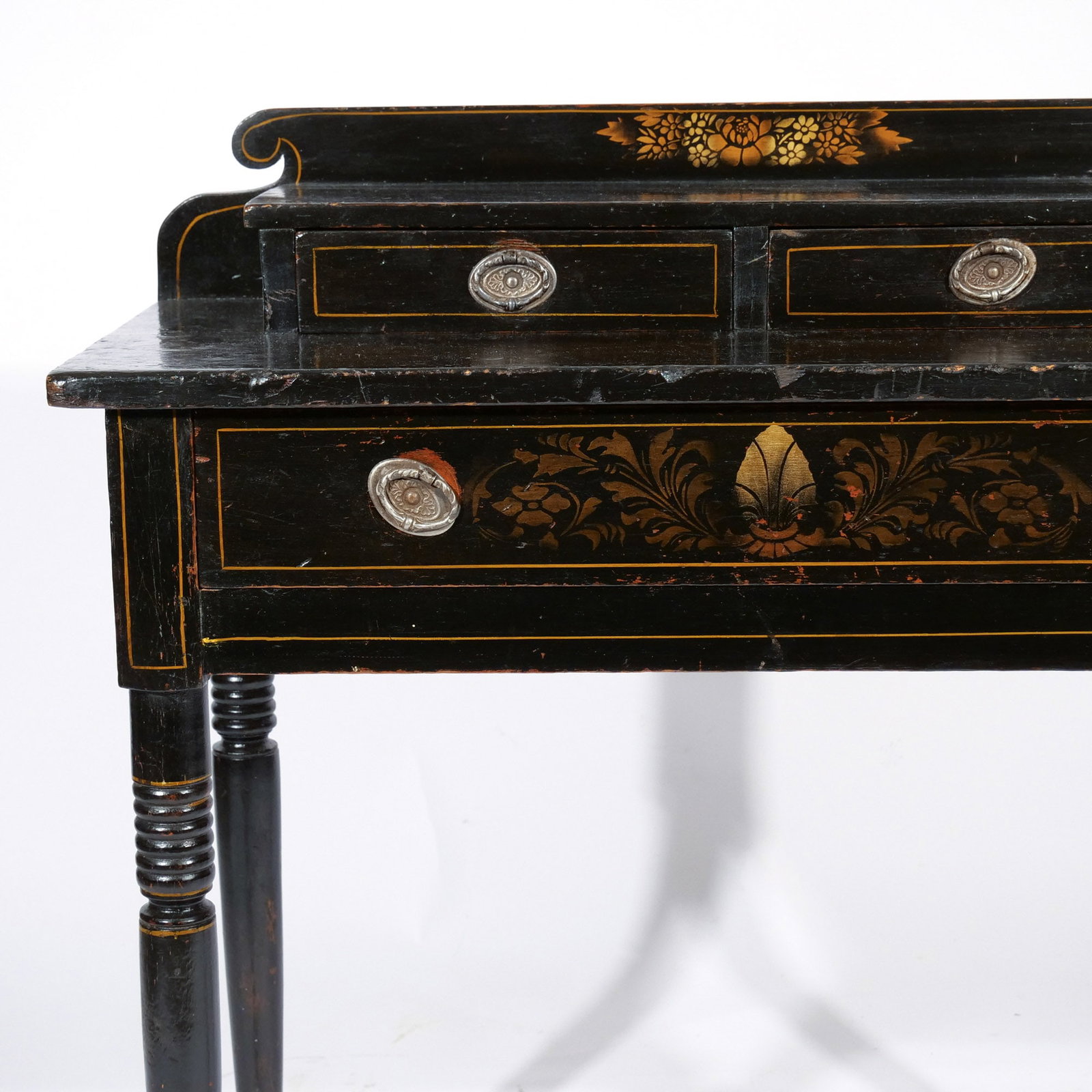 PAINTED & STENCILED DRESSING TABLE - 7