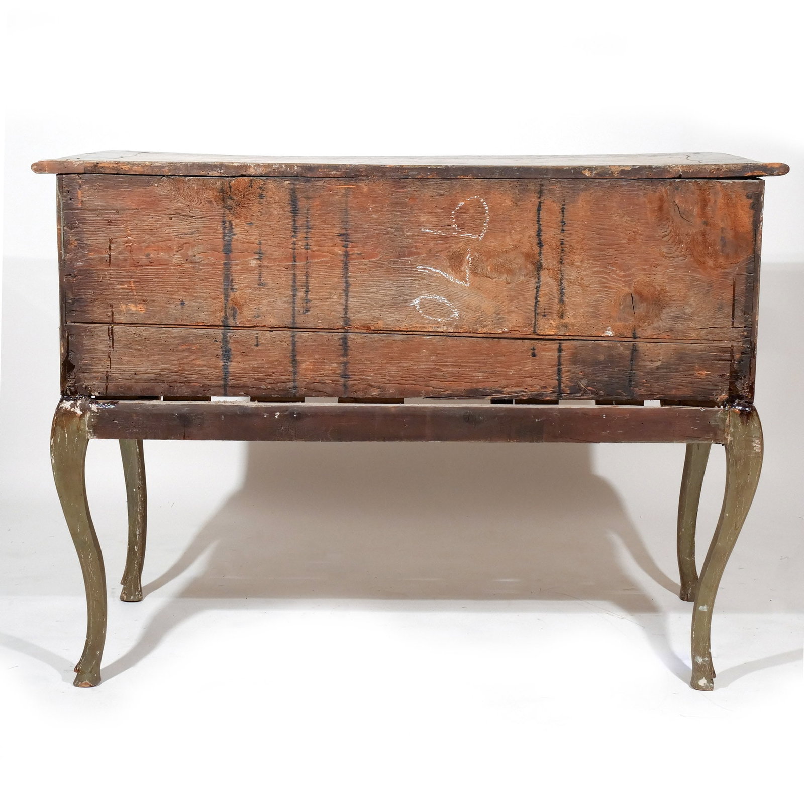 18THC. CONTINENTAL PAINT-DECORATED COMMODE - 13