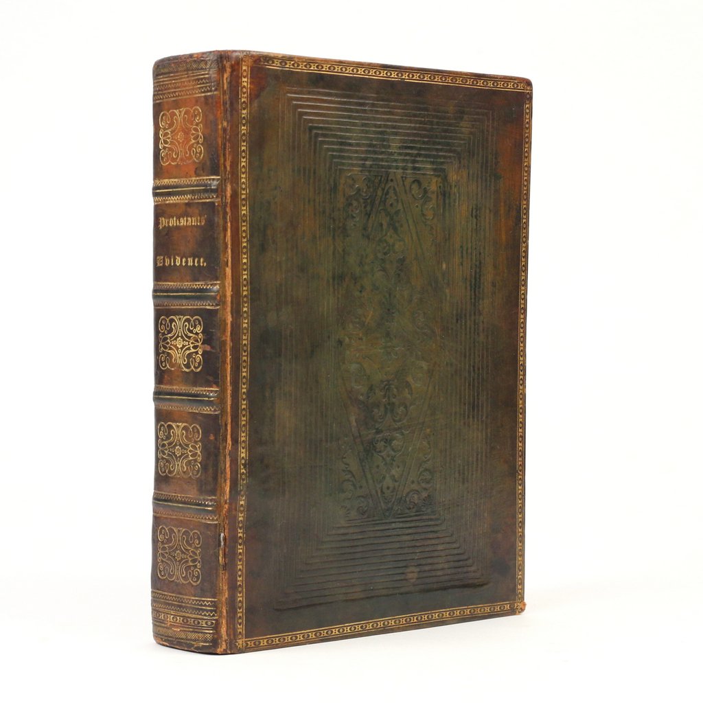 THE PROTESTANTS EVIDENCE.... BOOK (1634): THE PROTESTANTS EVIDENCE.... BOOK (1634)Simon Birckbek, full leather, with gate fold map