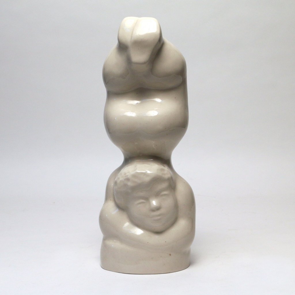 CHAIM GROSS (American, 1904-1991): CHAIM GROSS (American, 1904-1991)figure of an acrobat, porcelain with transparent glaze, inscribed 'CHAIM GROSS', h. 13-1/2 in.