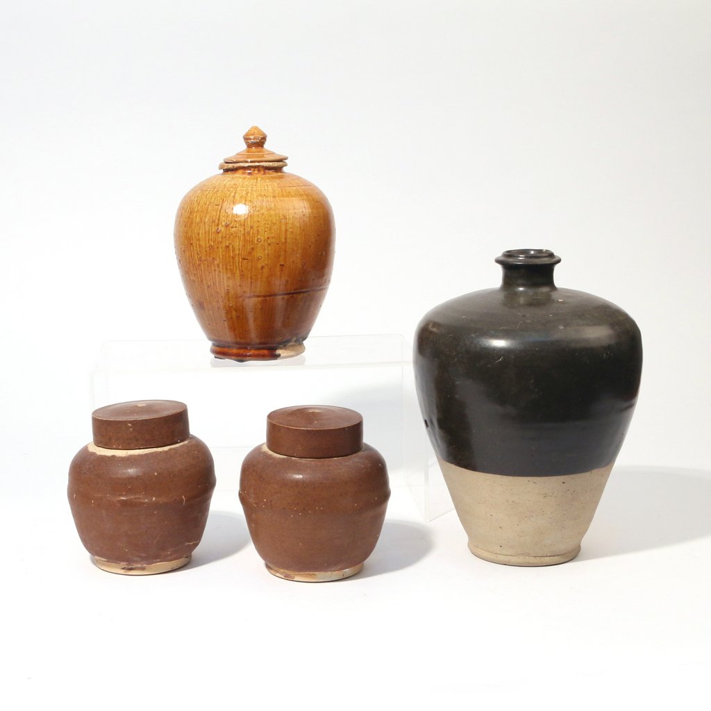 (4pc) EARLY CHINESE GLAZED CERAMICS (1 of 3)