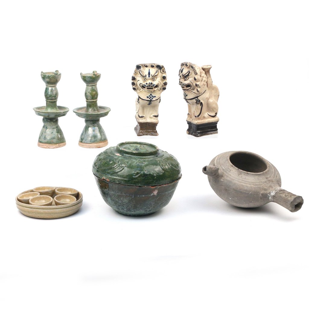 (7pc) EARLY CHINESE CERAMICS (1 of 9)