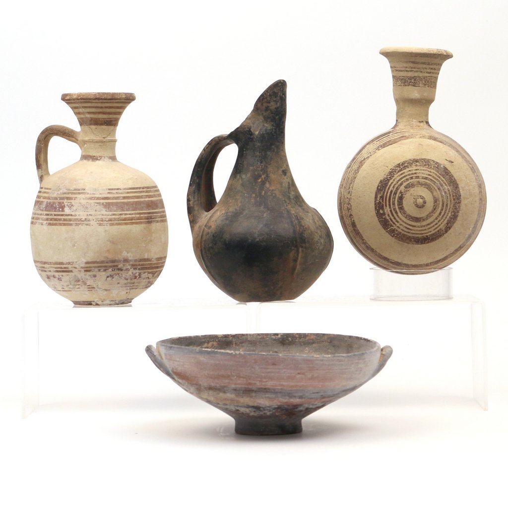 (4pc) MISC. CYPRIOT POTTERY (1 of 6)