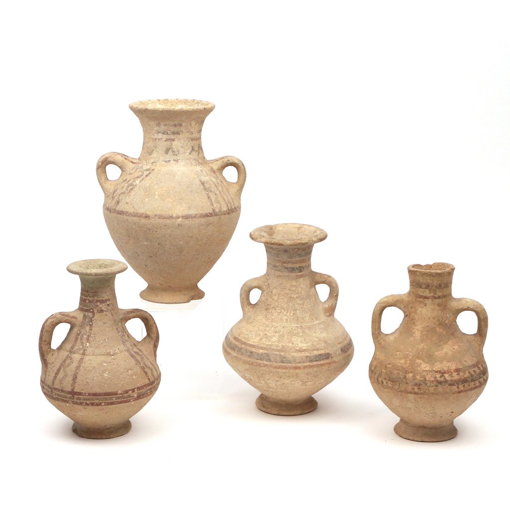 (4pc) CYPRIOT POTTERY PITCHERS (1 of 7)