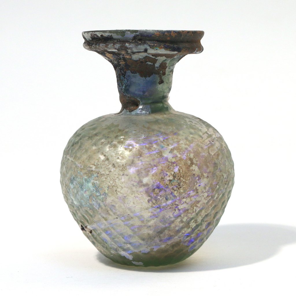 ROMAN GLASS SPRINKLER FLASK (1 of 3)