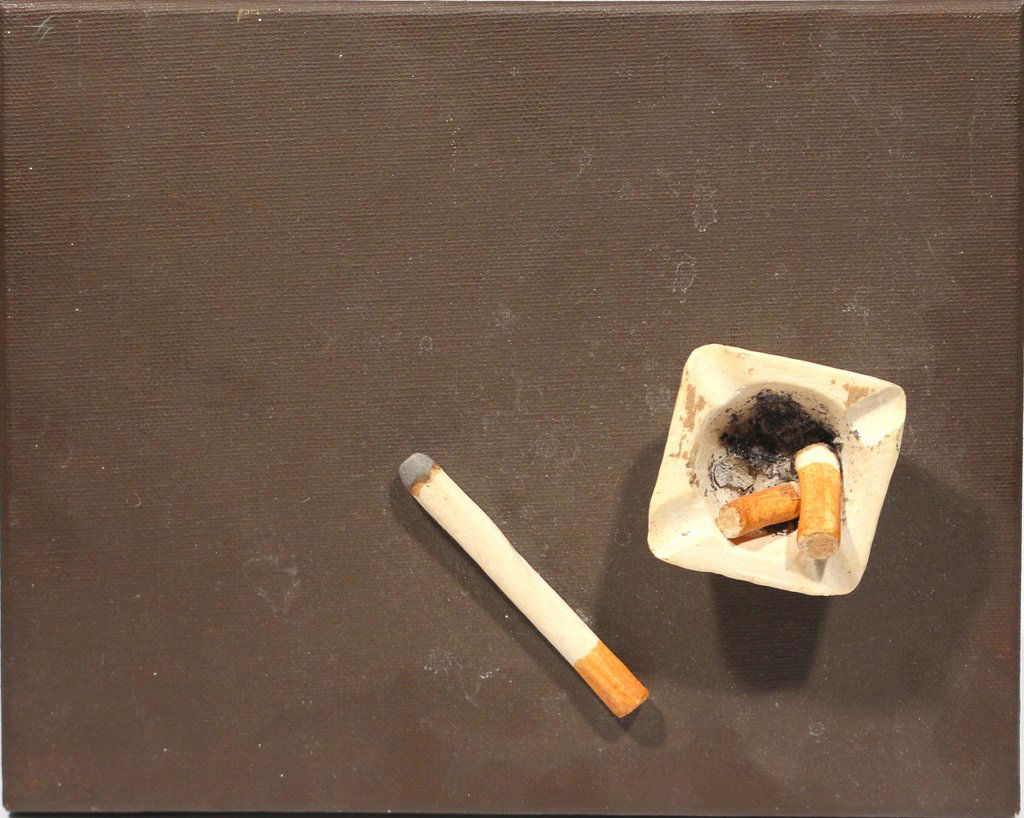 POP ART SCULPTURE  CIGARETTE  AND ASHTRY (1 of 2)