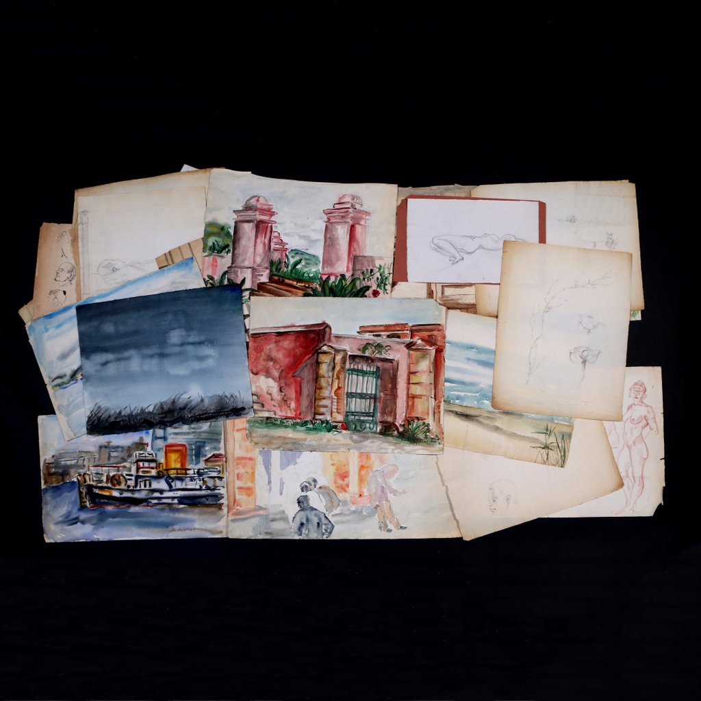 (26pc) BARBARA ADRIAN (American, 1931-2014) (1 of 3)