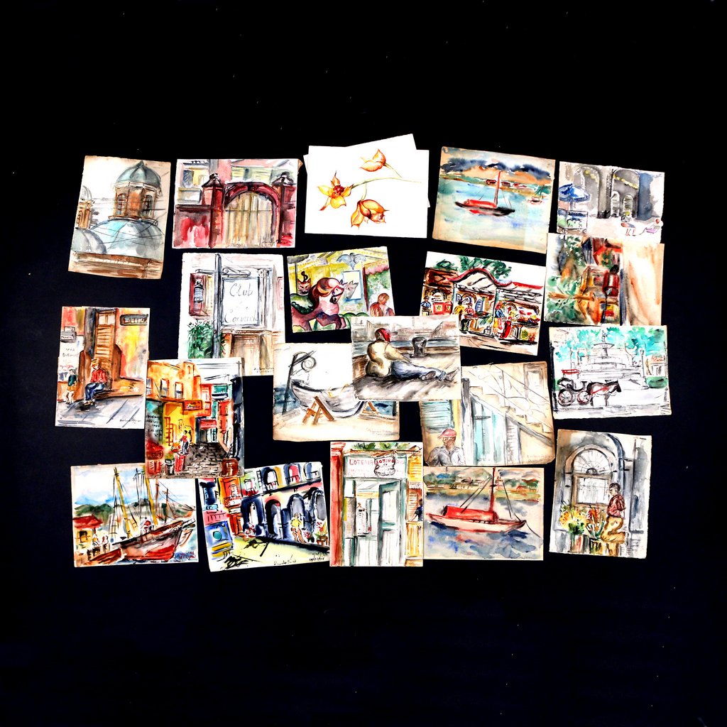 (21pc) BARBARA ADRIAN (American, 1931-2014) (1 of 6)