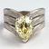 PEAR-SHAPE BRILLIANT CANARY YELLOW DIAMOND RING