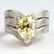 PEAR-SHAPE BRILLIANT CANARY YELLOW DIAMOND RING - 2