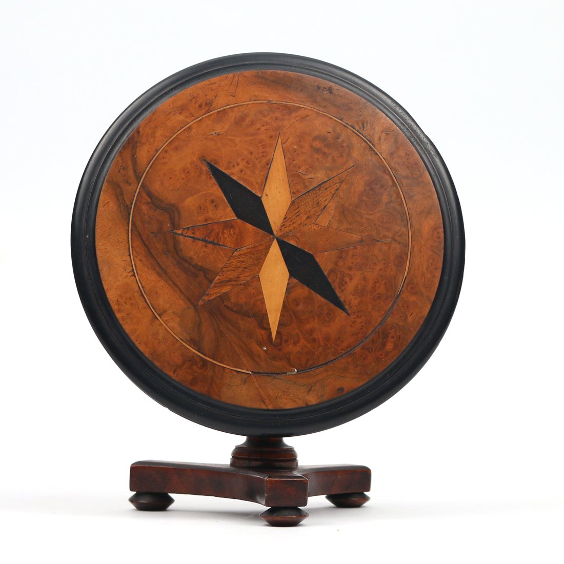 [CABINET-MAKER'S MODEL] WALNUT TEA TABLE (1 of 4)