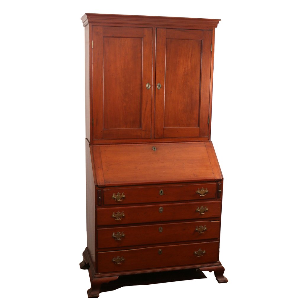 AMERICAN CHERRY SECRETARY BOOKCASE (1 of 2)