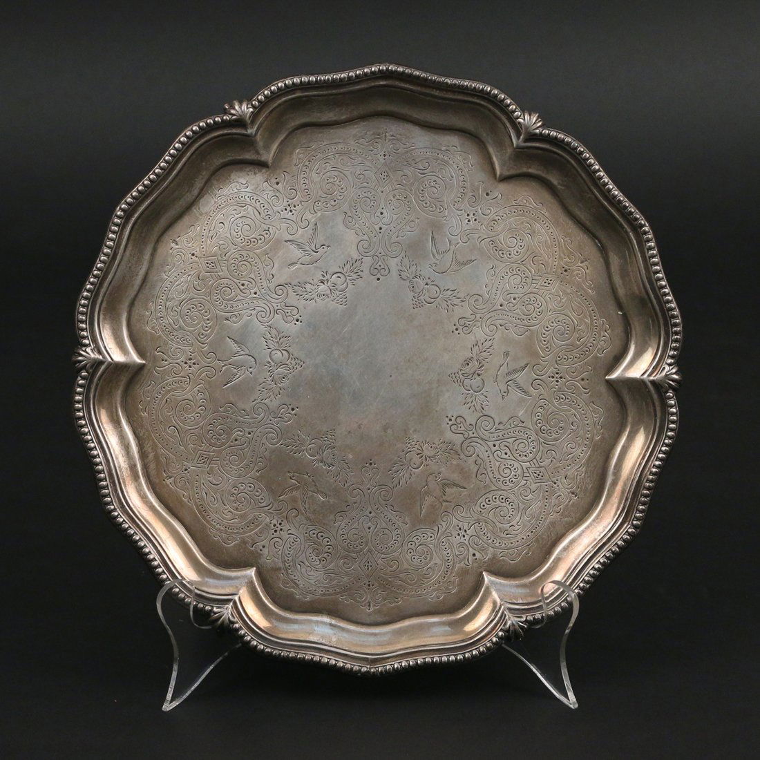 ENGLISH SILVER SALVER (1 of 3)