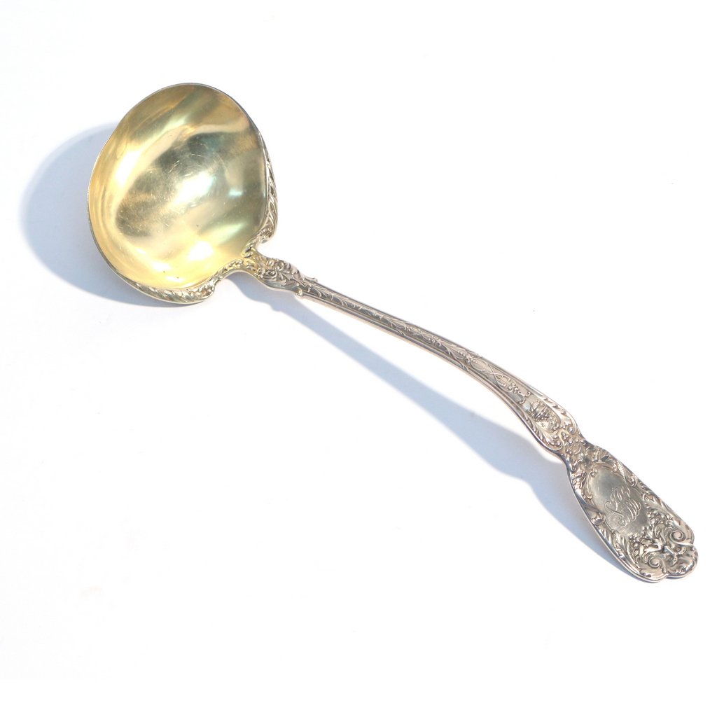 GORHAM "FLORENTINE" STERLING SILVER LADLE (1 of 4)