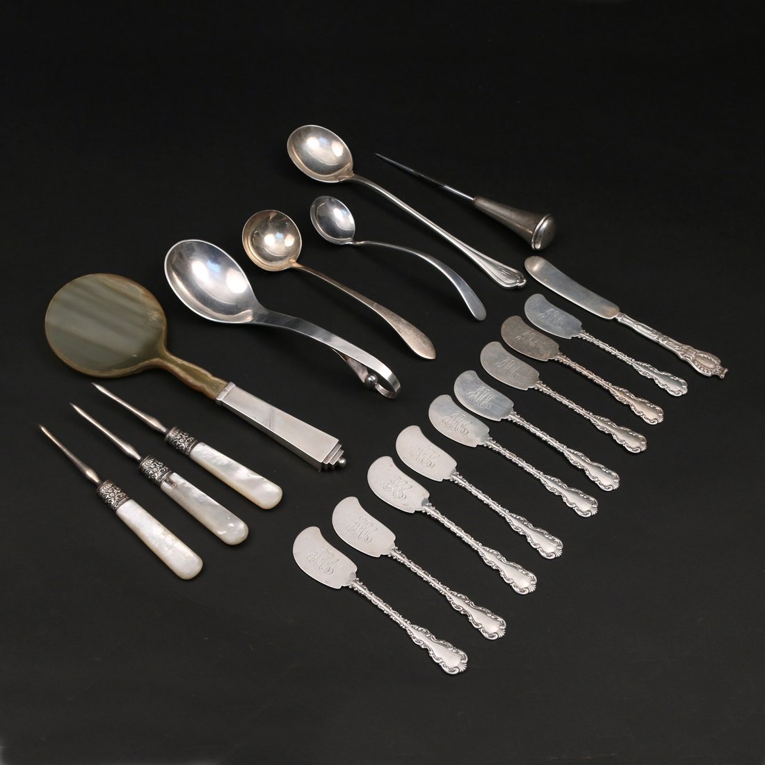 (19pc) MISC. STERLING FLATWARE (1 of 2)