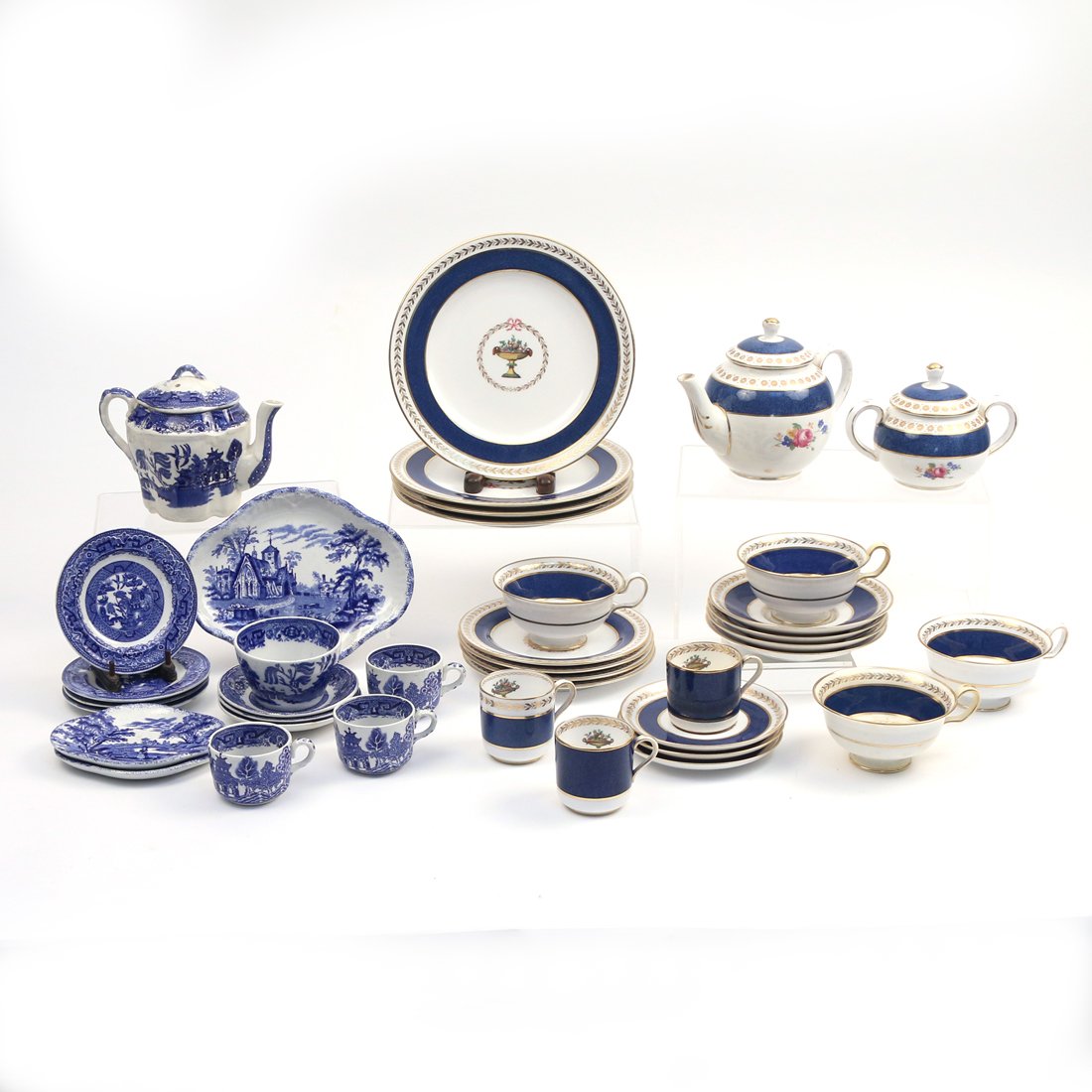 (38pc) TWO PARTIAL TEA SERVICES (1 of 4)