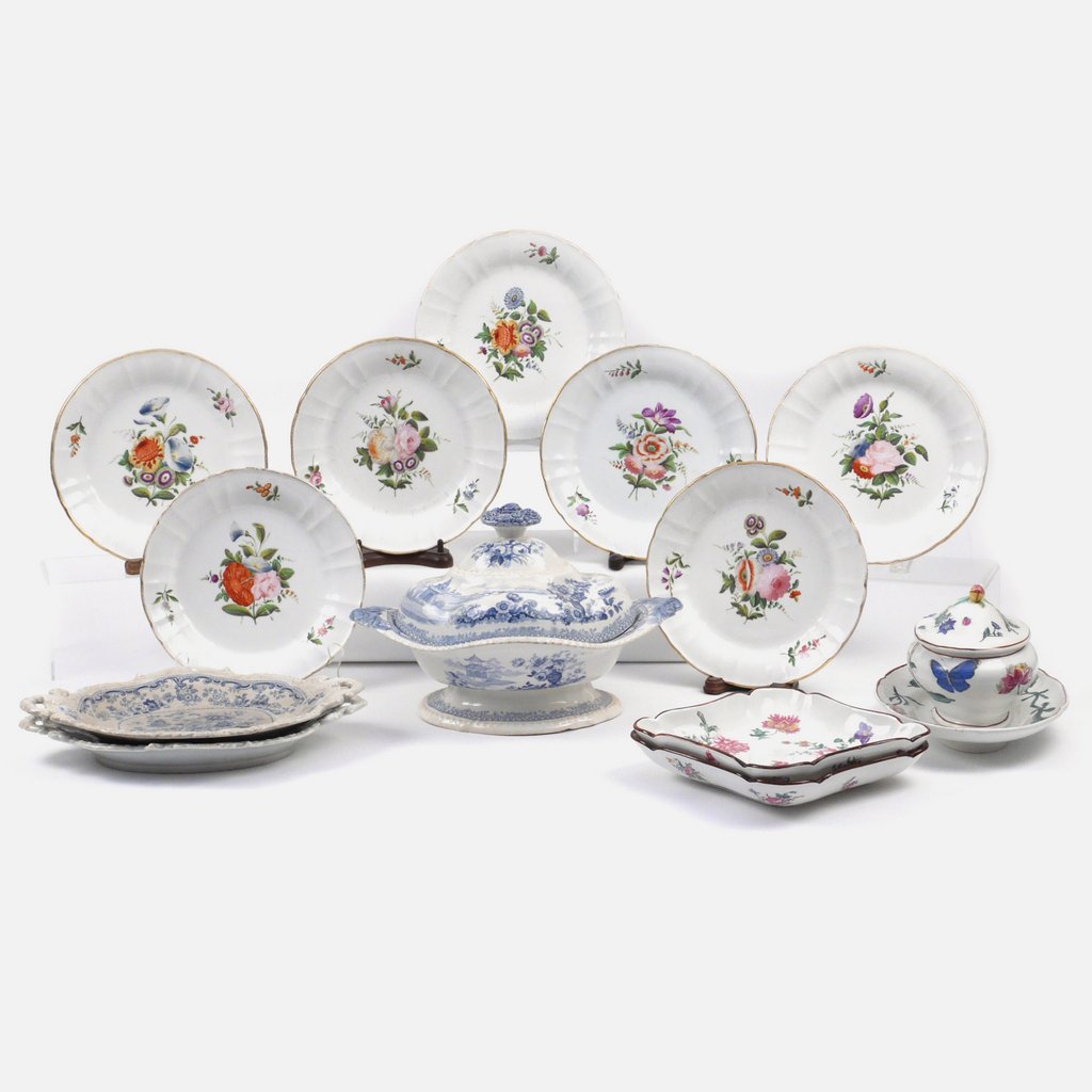 (13pc) MISC. CONTINENTAL PORCELAIN (1 of 8)