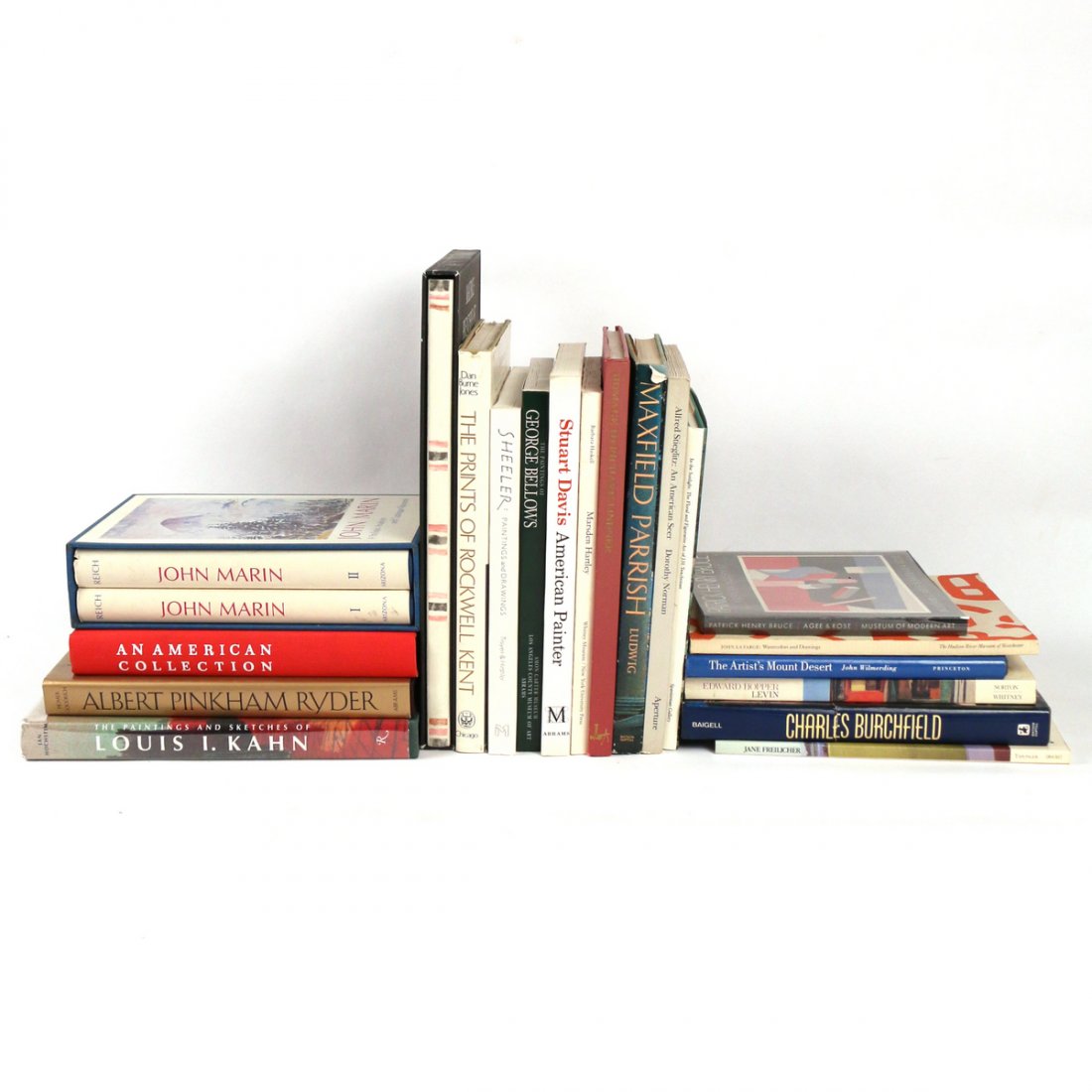 (20vols) BOOKS ON AMERICAN PAINTERS (1 of 3)