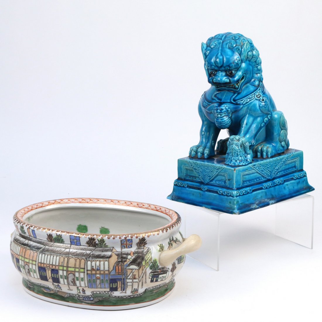 (2pc) CHINESE PORCELAIN (1 of 5)