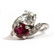 ART DECO DIAMOND & RUBY RING