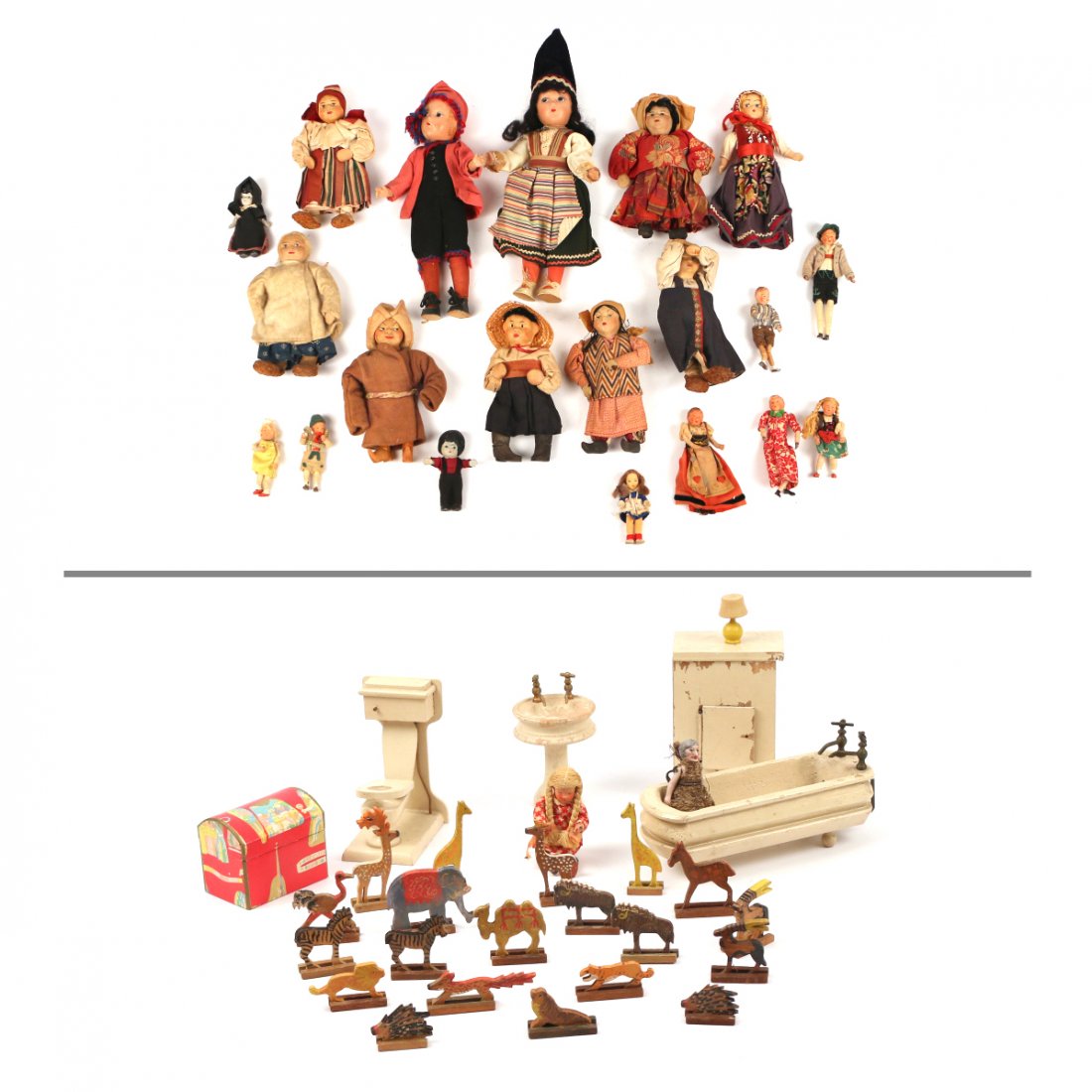 (20pc) RUSSIAN AND OTHER DOLLS (1 of 7)