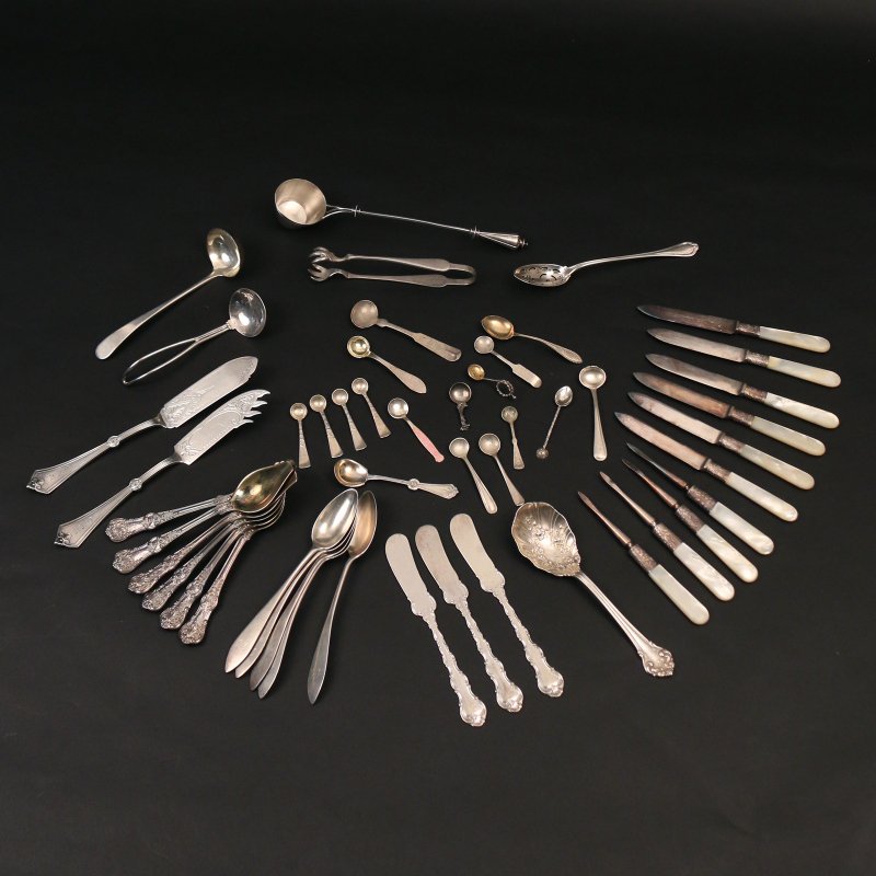 (49pc) MISC. STERLING SILVER FLATWARE (1 of 7)