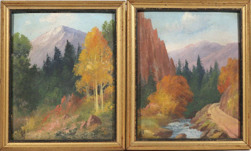 (2pc) WILLARD J. PAGE (American, 1885-1958) (1 of 9)