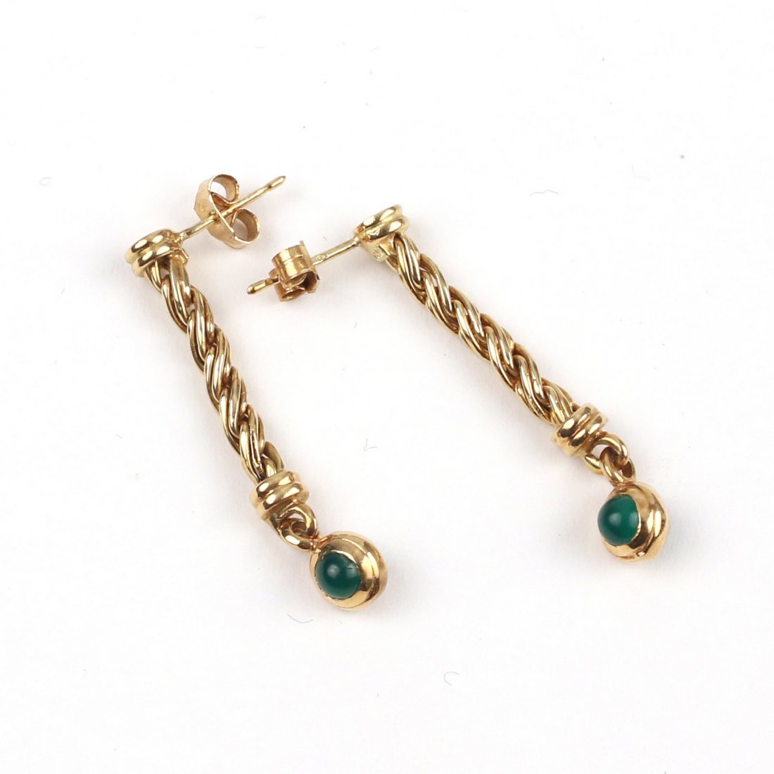 PAIR GOLD EARRINGS (1 of 3)