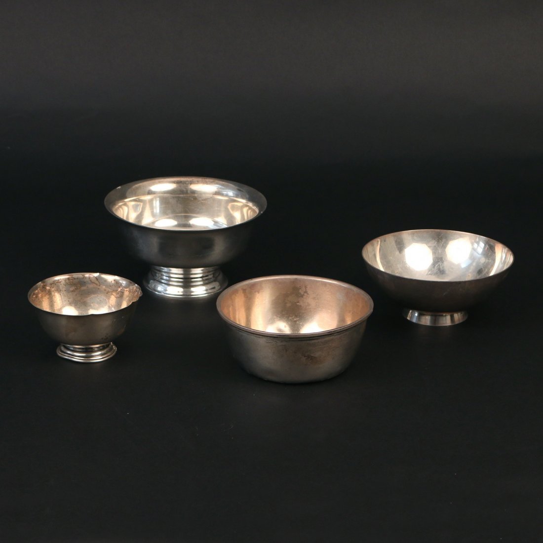 (4pc) MISC. STERLING SILVER BOWLS (1 of 2)