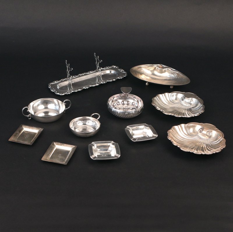 (11pc) MISC. STERLING SILVER & SILVER-PLATE (1 of 3)