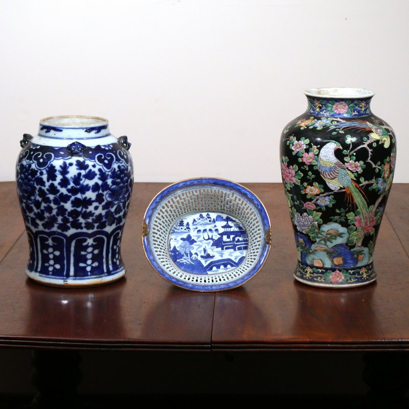 (3pc) CHINESE EXPORT PORCELAIN (1 of 6)